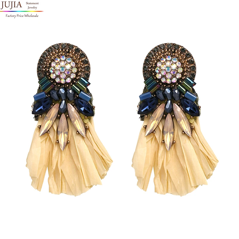 

JUJIA good quality tassel drop earring Jewelry Elegant tassal Earrings for Women Fringing earrings for wholesale
