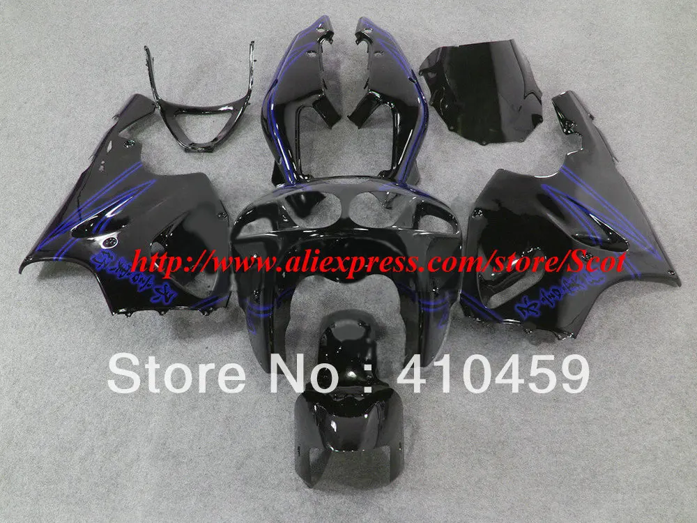 ABS синий глянец комплектующие для KAWASAKI ZX7R 96-03 ZX-7R 1996-2003 ZX 7R 96 97 98 99 00 01 02 03 7R 1996 2003 средства ухода за кожей комплект