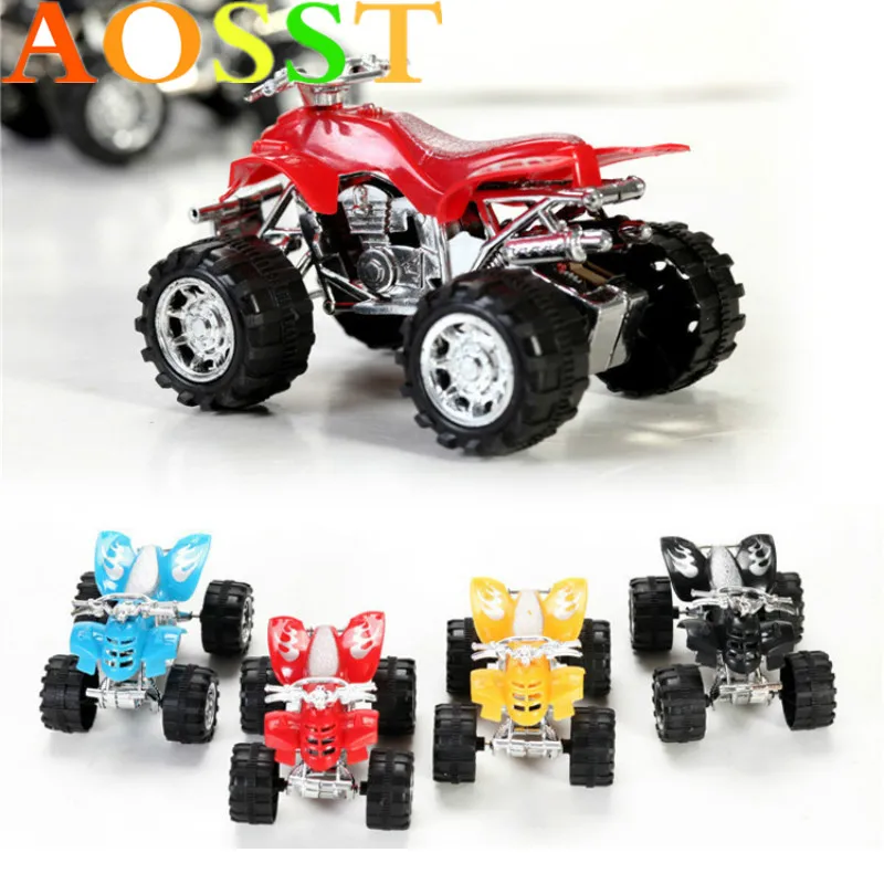 

1PCS Motorbike Four Wheel Off-road Motorcycle Model Toy Ornaments Non Remote Control Children's Pull Back Inertia Car Gift