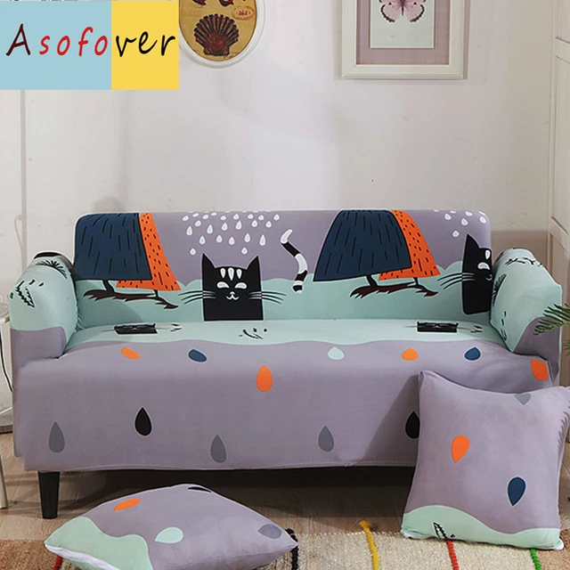 Lovely Dog Animal Sofa Covers For Living Room Slipcover Sofa Cover Elastic Corner Sofa Cover Cotton  640x640 