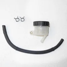 Тормозной резервуар, тормоза масло бутылка с нефтяной трубы и клип, для мотоцикла, квадроциклы, картинг, байк, скутер с сзади ножка тормозного диска