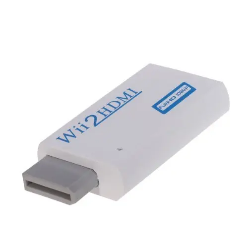 Cheap White 3.5mm Audio Video Output For Wii to HDMI Wii2HDMI Adapter Converter Full HD 1080P HDTV Monitor | Компьютеры и офис
