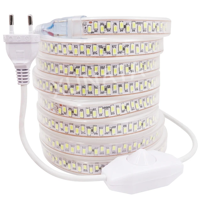 1m-100m 5630 5730 LED Strip Waterproof IP67 180leds//m Commercial Rope Light 220V