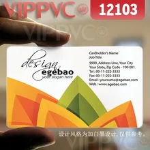 12103 визиток с фото-матовые лица прозрачная карта тонкий 0,36 мм