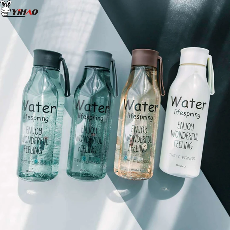 

YIHAO 520ML High Quality Hot Sale Students Carry Portable Plastic Bottle To Facilitate Sports Kettle Bottle
