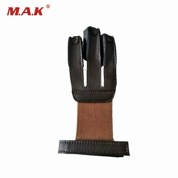 

1Pc High Quality Microfiber 3 Finger Protector in Brown Color for Archery Shooting Hunting