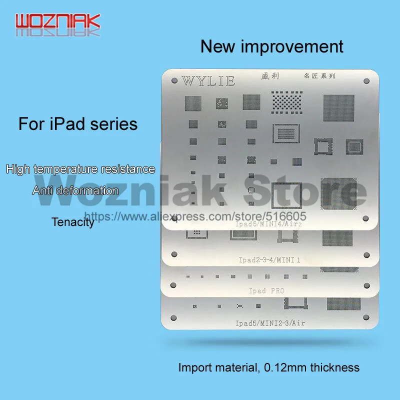 WyLie for ipad 2 3 4 5 6 air mini High temperature resistance latest stannum planting net tin plant Maintenance mesh WyLie for ipad 2 3 4 5 6 air mini High temperature resistance latest stannum planting net tin plant Maintenance mesh