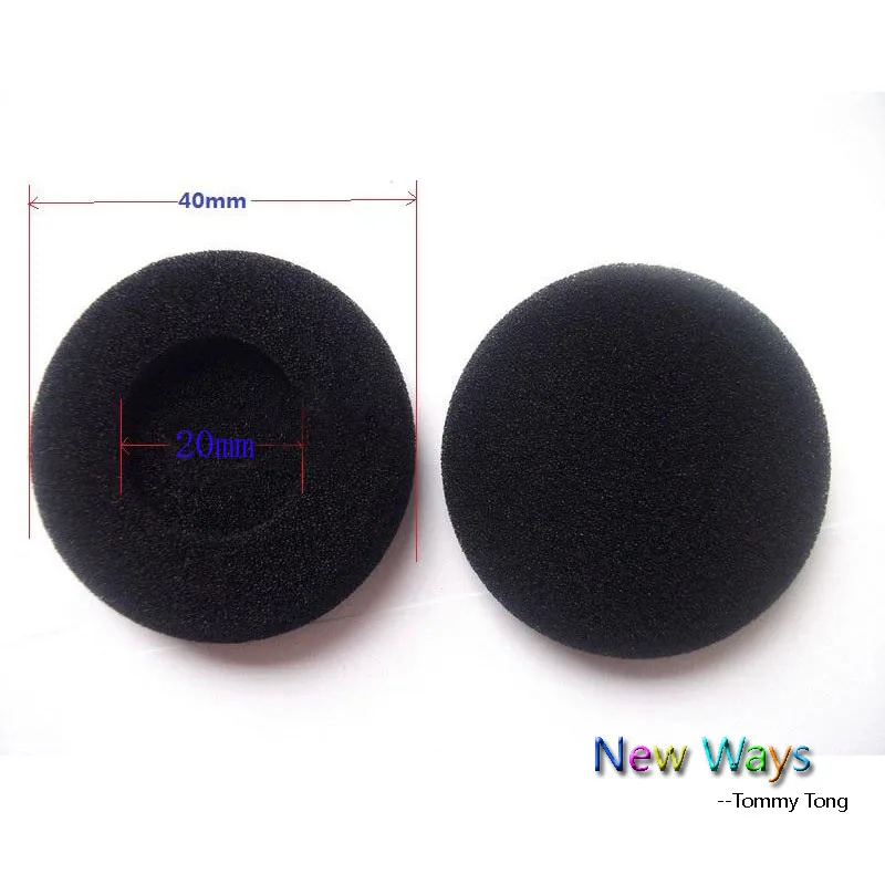 2pcs earphone Thick Foam Earbud 4cm sponge ear buds Headphone Ear pads