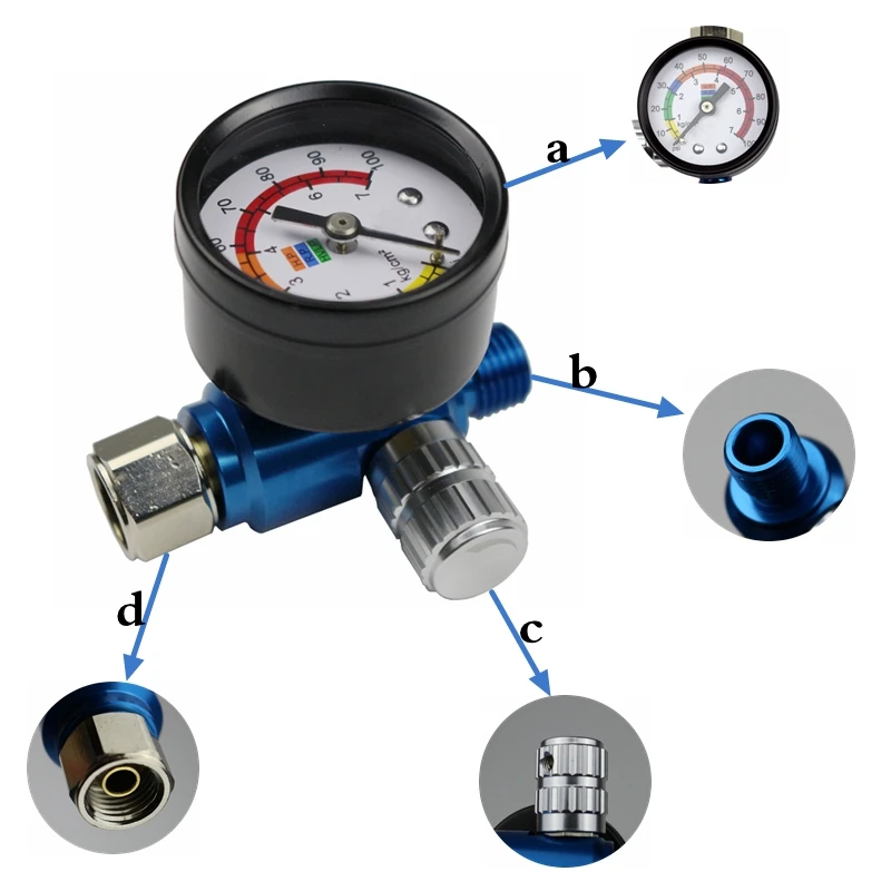 1/" резьба регулятор давления воздуха воздушный компрессор распылитель пистолет часть пневматические части Электроинструмент инструменты часть оборудования