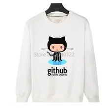 IT Программирование человек github социальных кодирования свитшот для программиста одежда с длинными рукавами жизнь лучше осенняя куртка