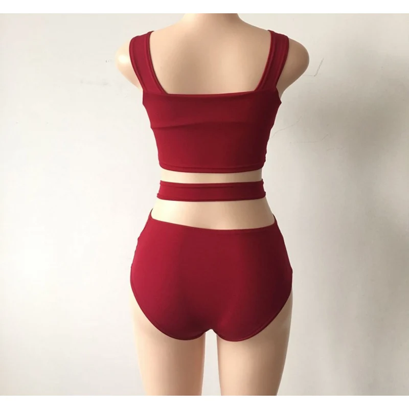 Bikini Bikinis 2018 Mujer Swimsuit Woman High Waist Swimwear Women Bikini Set Push-Up Bathing Women's Swimming Suit Bandage