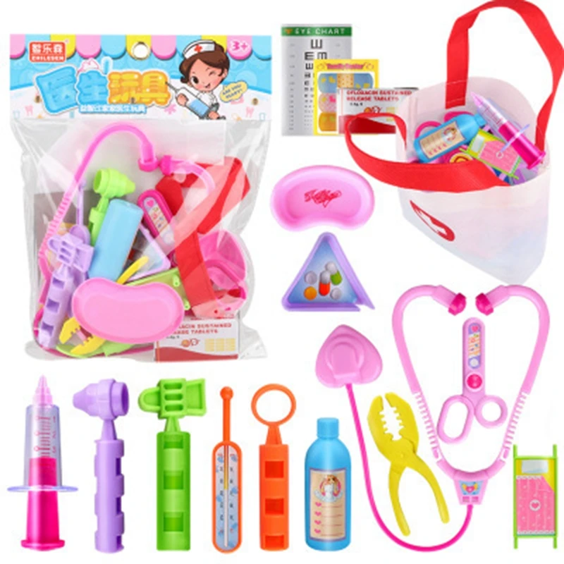 

Medical Creative Kids Doctor Set simulation Doctor Play Set Kid Toys Pretend Toy Children Doctor Nurse Set Educational Toy Gifts