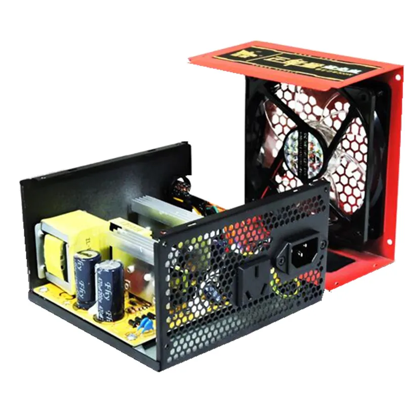 Блок питания XINHANG ATX 24pin 12 В 520 Вт для ПК блок игр цветной светодиодный настольного