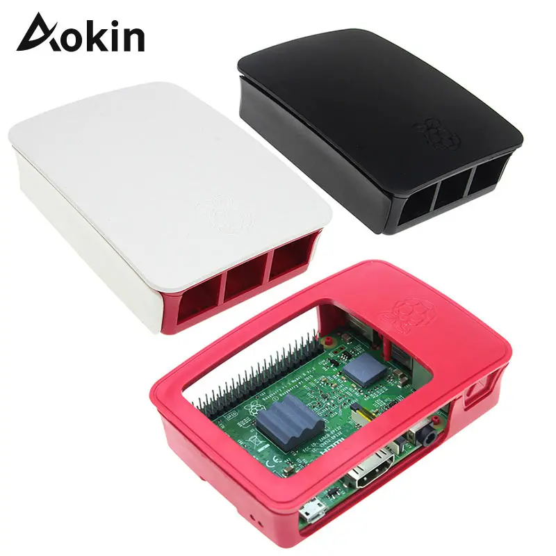 Official Raspberry Pi 3 Case Enclosure ABS Box Cover Black For Raspberry Pi 3