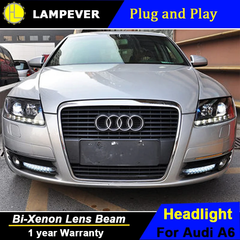 Lampever Styling For A6 C5 Headlights 2005 2008 A6 Led Headlight Drl