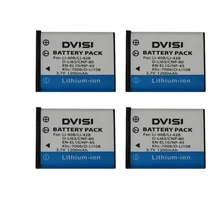 4Pcs 3.7V 1200mAh Battery LI-42B 42B Li-40B 40B NP-45 NP45 FNP45 EN-EL10 D-Li63 DLI63 D-Li108 DLI108 NP-80 NP80 CNP80 KLIC-7006