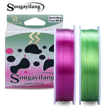 Sougayilang naylon olta 100M 0.18-0.55mm olta halat Monofilament sazan tel lideri hattı kaplama olta