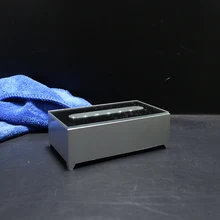 Светодиодный 7 цветов меняющаяся светящаяся основа светильник прямоугольной формы кристаллическая лампа база для прозрачного дисплея