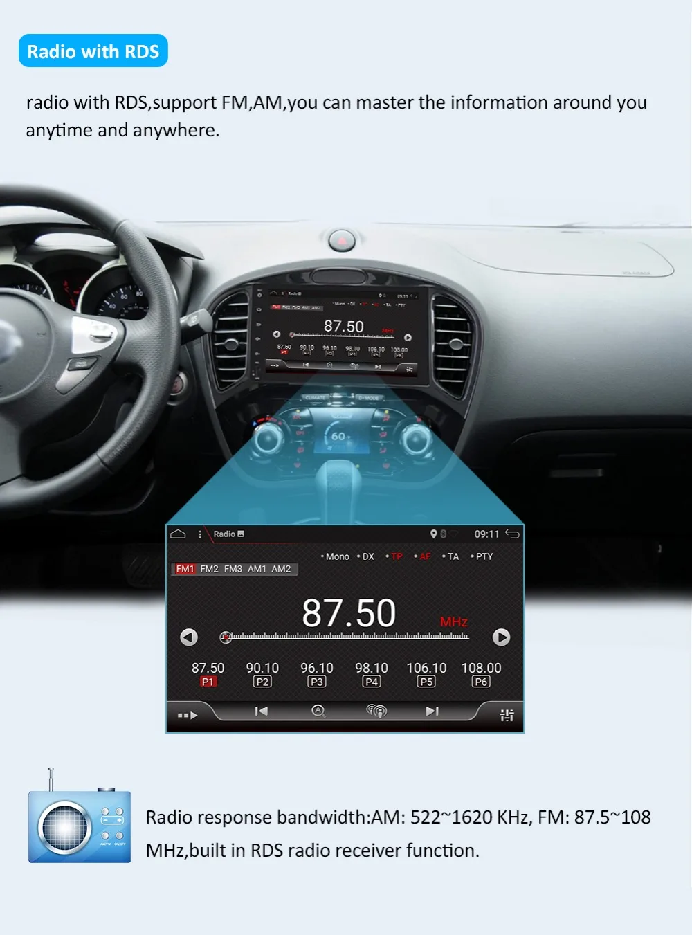 Bosion для nissan juke 2012 Android 9,0 Автомобильный gps радио плеер для 2 din универсальный с ядром Авто Стерео мультимедиа головное устройство