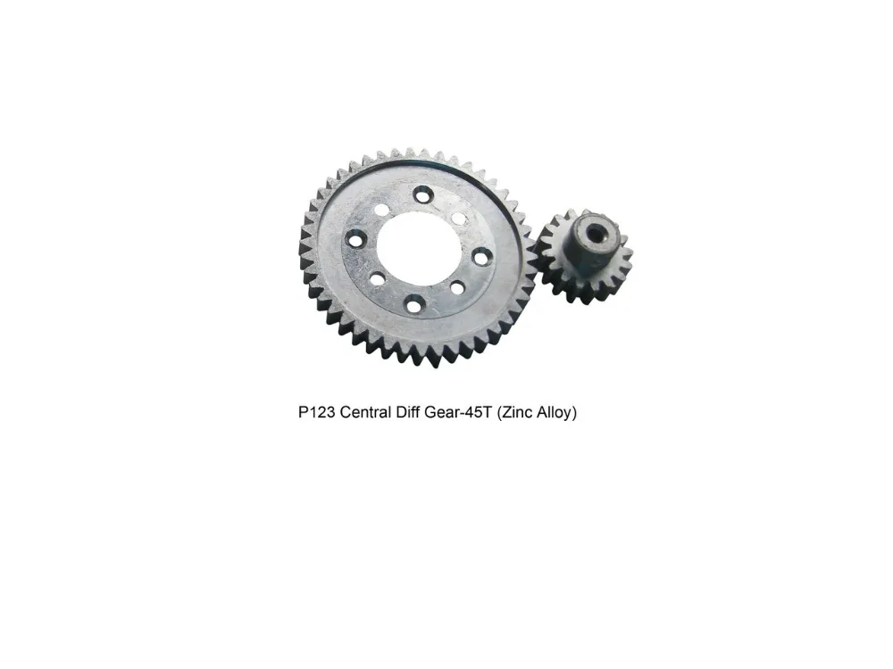 DHK RC автомобиль Обновление части P123 центральной diffgear 45 t сплава цинка для Максимус 8382