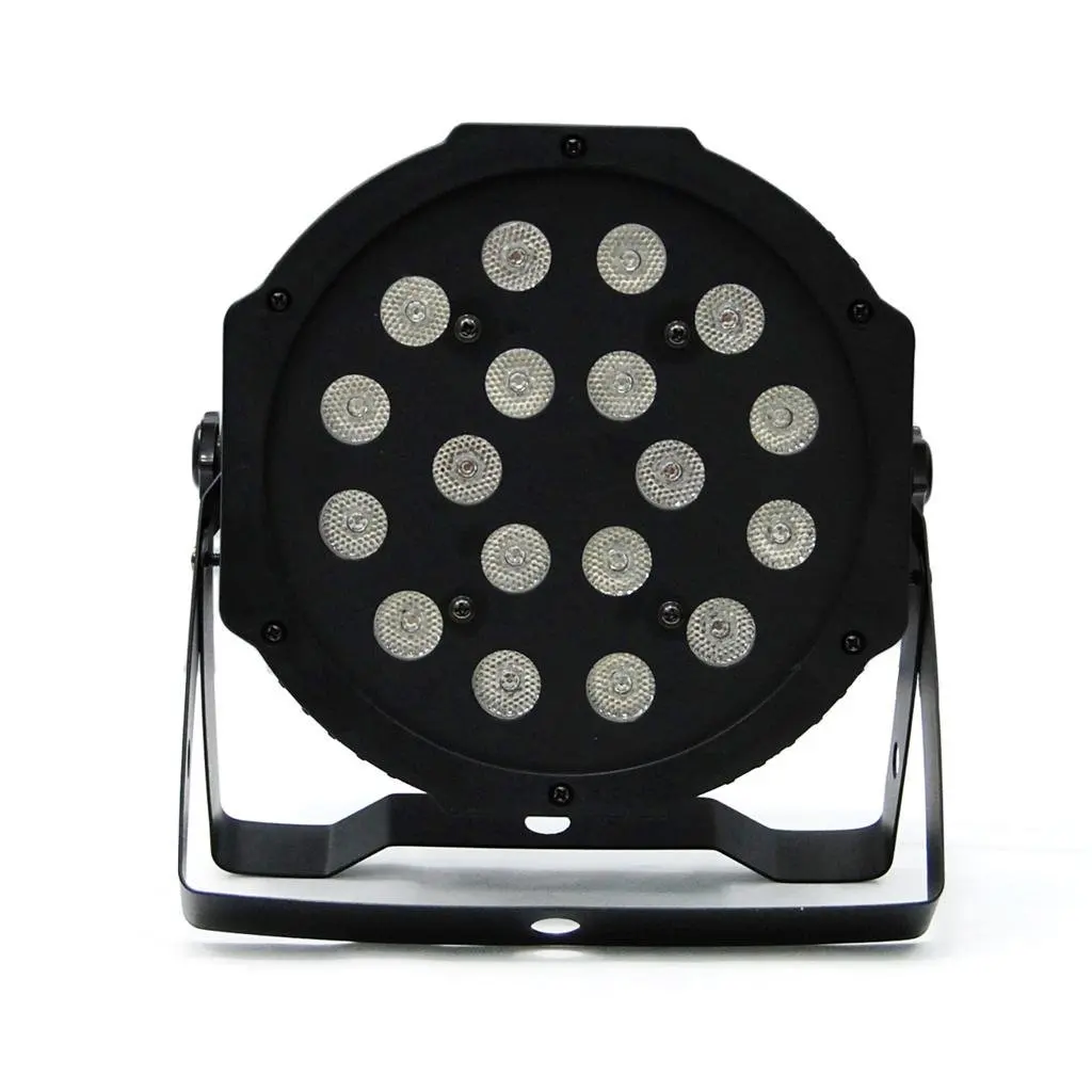 8PCS 18 X 3W LED Par Light 54W RGB PAR64 DMX PAR Stage Lighting