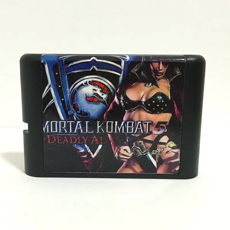 Высокое качество 16 бит sega MD игровой картридж для системы Megadrive Genesis- Mortal Kombat 5