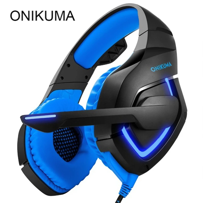 ONIKUMA K1 A новая шумоизоляция тяжелые басы Накладные наушники с микрофоном высокое