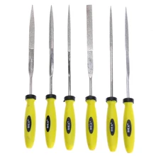 6pcs Mini Files for Metal Assorted Rasp Diamond Needle File Repair Tool Set Jewelry Wood Grinding Hardware Tools