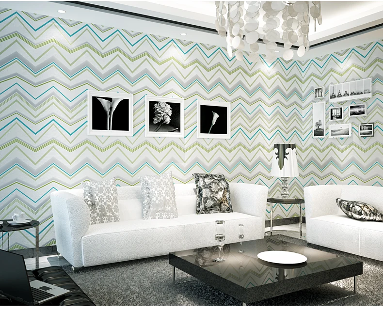 

Wallpaper for walls 3 d Wave Wall Paper Background Wallpaper Rolls papel de parede Mural Wallpaper 53x1000CM