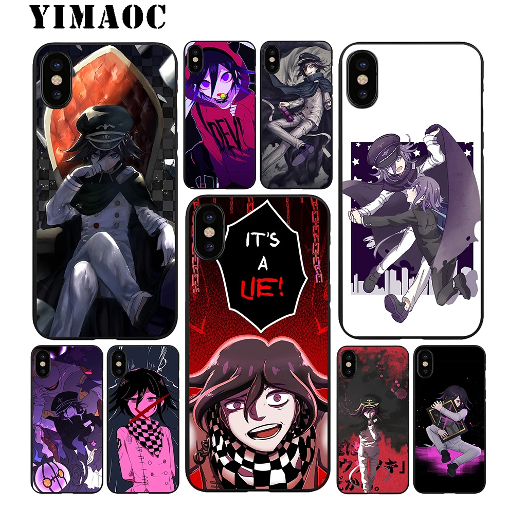 Чехол для телефона YIMAOC Kokichi Ouma Girl мягкий черный силиконовый чехол из ТПУ iPhone X или