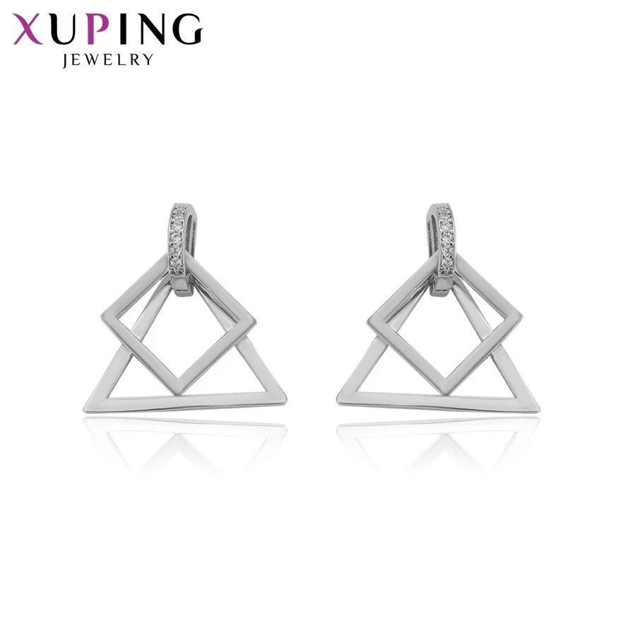 

Xuping Fashion Combination of Triangles and Squares Earrings for Women Wedding Bands Valentine's Day Jewelry Gifts S77,3-94442