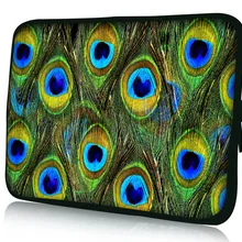 С принтом «павлиньи перья» 1" Мягкий ноутбук Тетрадь мягкий чехол сумка для 15,6" hp павильон G6 DV6 M6, Dell, acer, sony