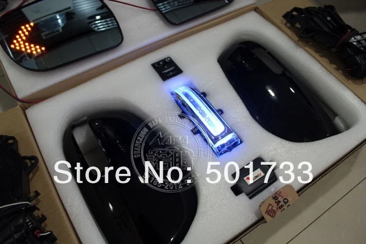 

Highlander Mirror Upgrade with Wide-angle Heated Blue Mirror, Power Folding Switch, Folding Motor, LED Turn Signal, Auto Control