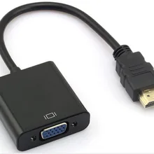 Шт. ноутбука HDMI TO VGA 3.5 мм разъем аудио кабель адаптер конвертер Мужского на Женский HDMI VGA Видео Поддержка full HD 1080 P HDTV