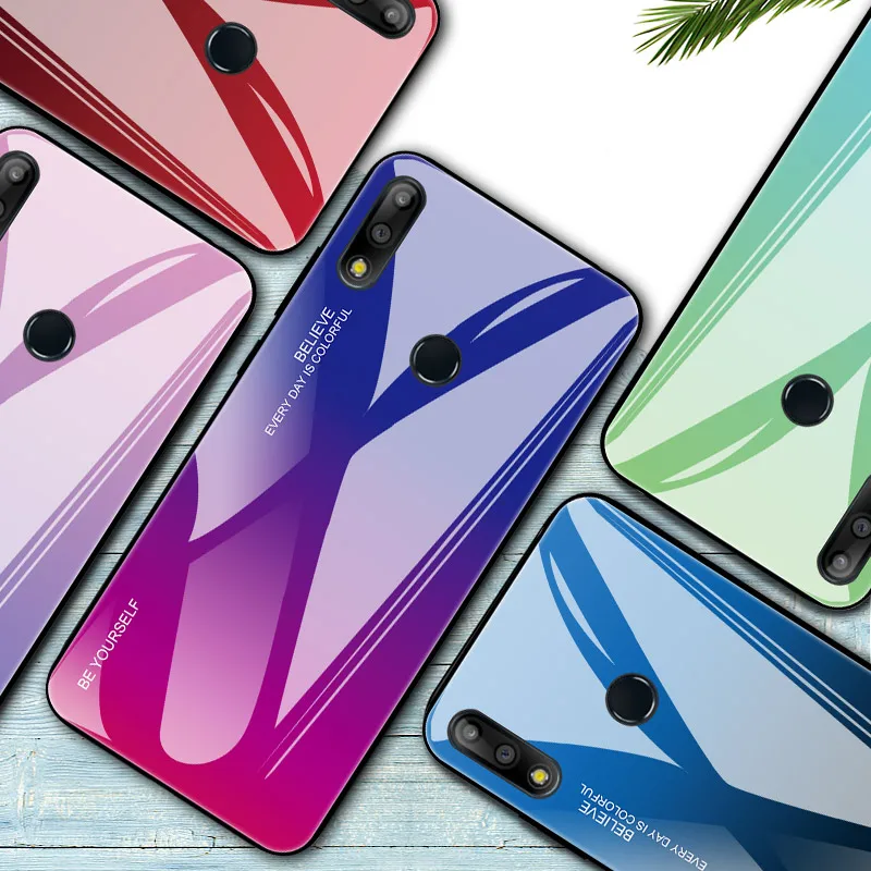 Модный чехол для телефона Asus Zenfone Max Pro M2 ZB633KL ZB631KL M1 ZB601KL ZB602K с градиентом из