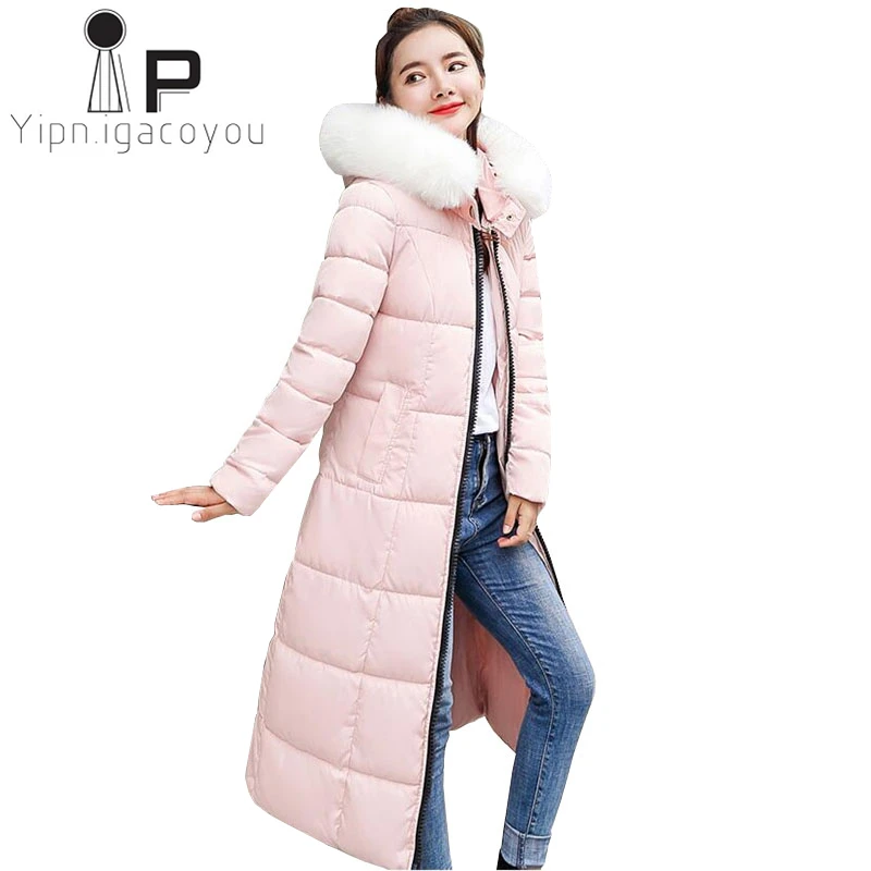 red winter coat plus size