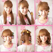 10 шт./компл. электрическая Волшебная бигуди для завивки волос сухая/влажная завивка волос гибкие бигуди набор палочек Инструменты для укладки MH88