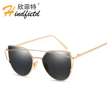 

HINDFIELD 2018 Sunglasses Women Brand Designer Luxury Shades Sun Glasses for Woman Ladies Vintage Female Eyewear Oculos Lunette