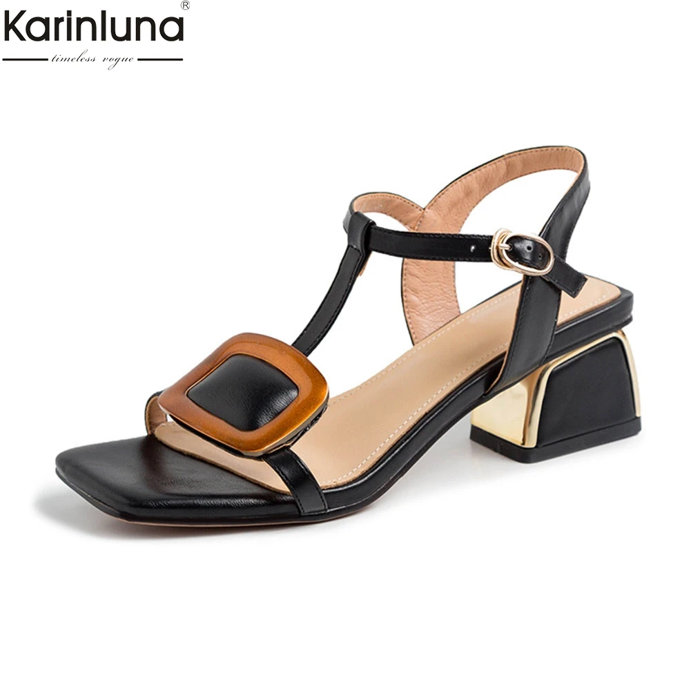 

brand big size 31-43 ladies high heels women shoes woman casual office lady summer sandals 2019 woman