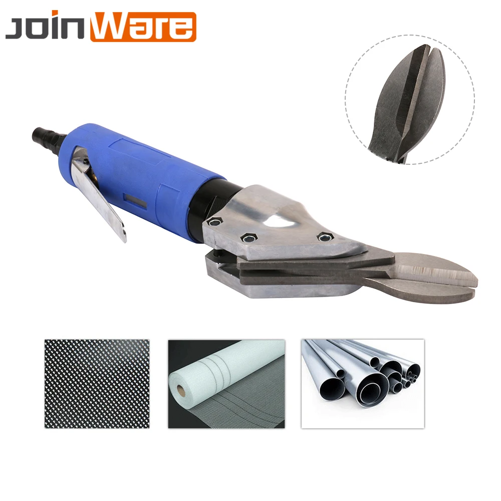 Air Pneumatic Power Staight Scissors Blade Cut Tool Metal Shears Iron