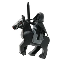 Hobbit Lord Of The Rings Knight White Black Horse Building Block Diy Figures Wraith Aragorn Kids