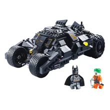 Decool DC comics Super Hero batman Race Truck Car Compatible with LEGOs Batman 7888 kids gift Model Building Block set Toy new dc wonder woman super hero girl high school model building block brick toy 41232 wonder woman compatible legoes gift kid set