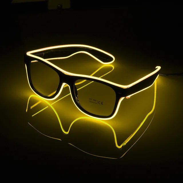 Luminous LED Glasses Bar Party Fluorescent Dance DJ Bright Lamp Glasses