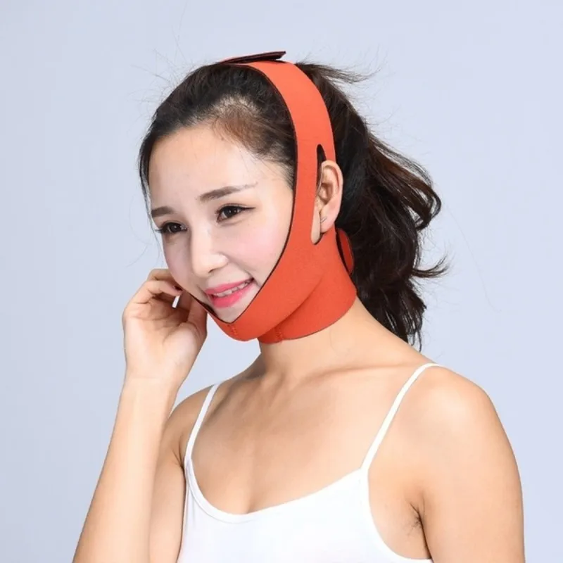 Face Slim V-Line Lift Up Mask Cheek Chin Neck Slimming Thin Belt Strap Beauty Delicate Facial Thin Face Mask Slimming Bandage