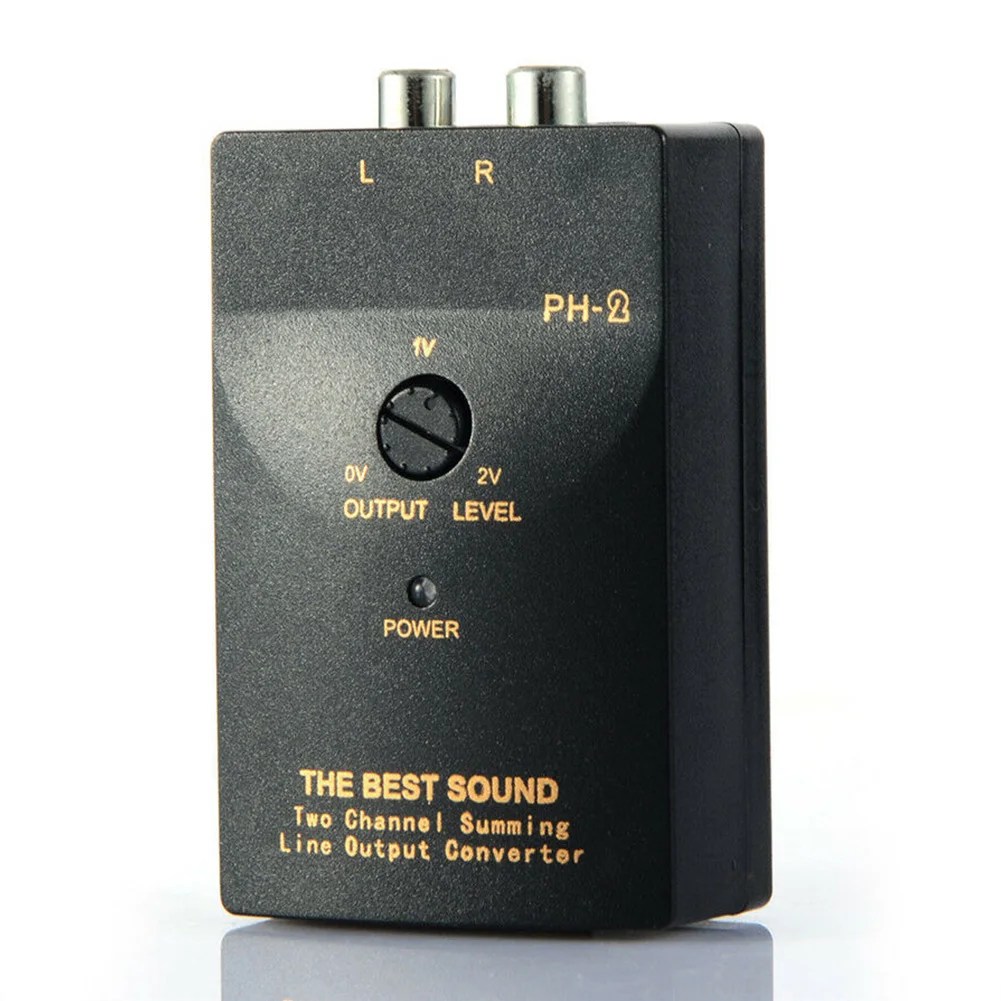 Convertidores de Audio del amplificador de Subwoofer de salida fácil Instalación Universal Durable de alto a bajo nivel de reemplazo estable estéreo del coche Convertidores de Audio del amplificador de Subwoofer de salida fácil Instalación Universal Durable de alto a bajo nivel de reemplazo estable estéreo del coche