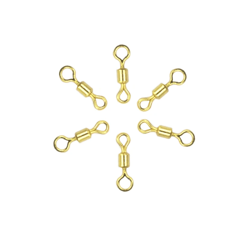 Fishing Connector 10pcs/lot American Ring 8 Fishing Gear  6# 8# 10#  Professional Fishing Tackle Fishing Terminal Tackle jooyoo
