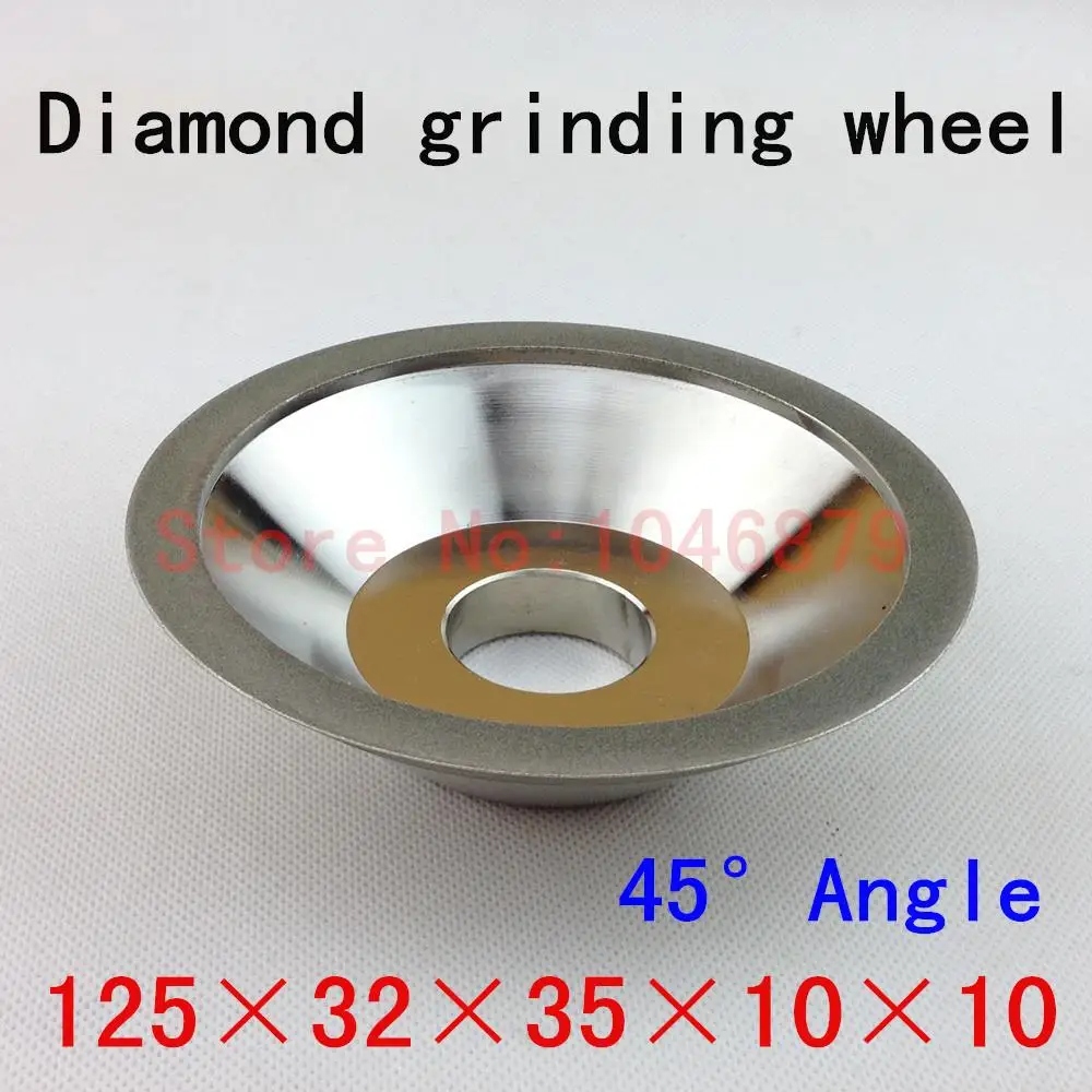 45 degree Angle bowl electroplated diamond grinding wheel and