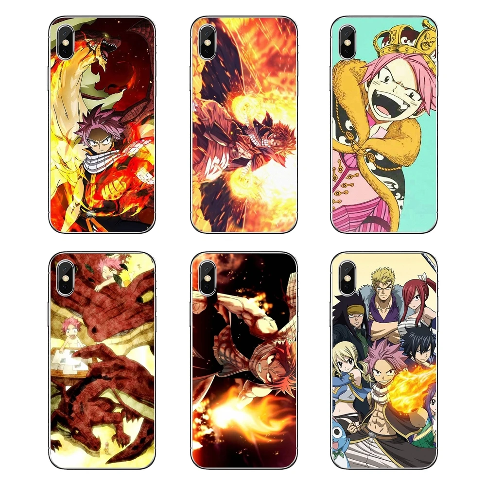 Для iPod Touch iPhone 4 4S 5 5S 5C SE 6 S 7 8 X XR XS Plus MAX Сказочный хвост аниме японский знаменитый