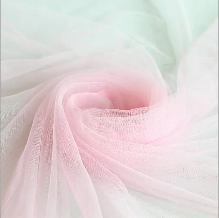 

New arrival 5yards/lot 160cm width Soft nylon gauze skirt Swiss net fabric encryption American net mesh cloth skirt fabric