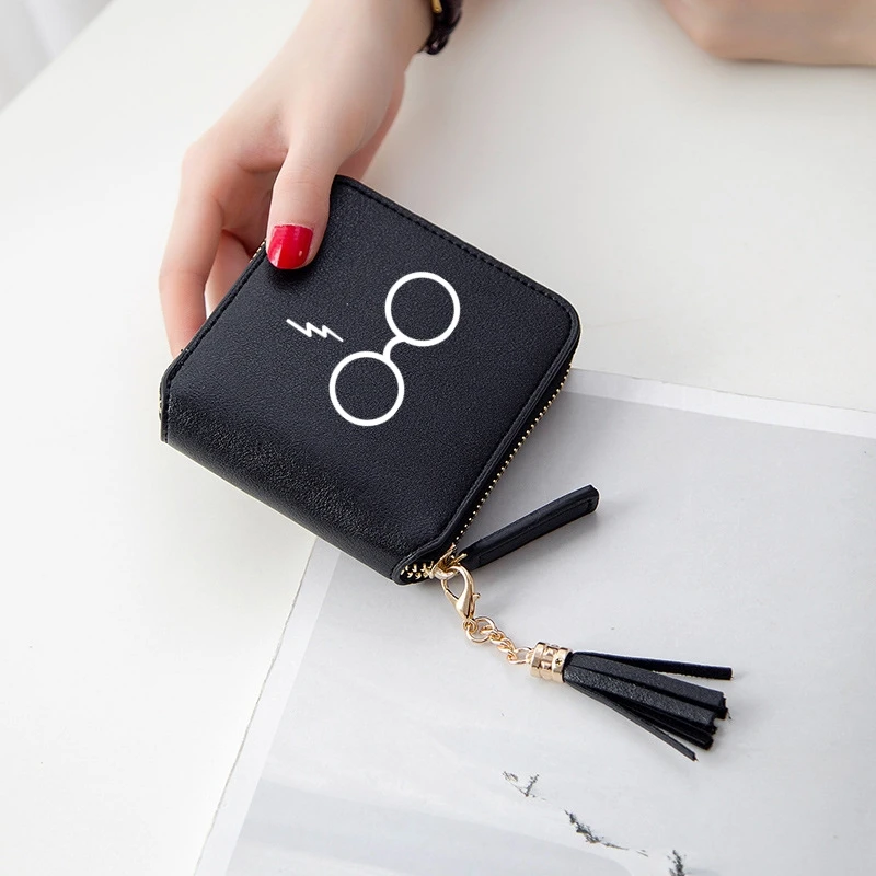 

Frdun Tommy 2018 Potter Kpop Accessories Women Wallets Short Zipper Card Girl Wallet and Purses Mini Bags Stylish Cases